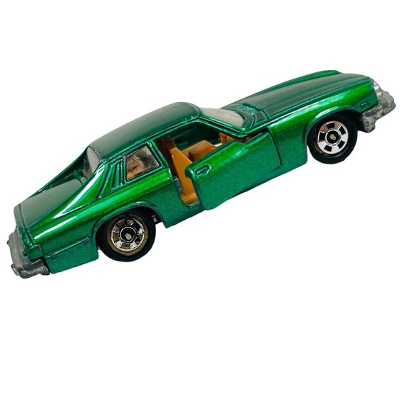Vintage 1978 Tomica Jaguar XJ-S Die-Cast  Car Green Tan Interior Opposite Steeri - Picture 4 of 9
